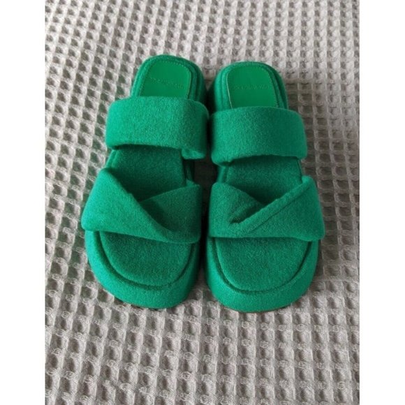 Cherrichella Lola Slides Green Size 38 BNWOB - Picture 3 of 9